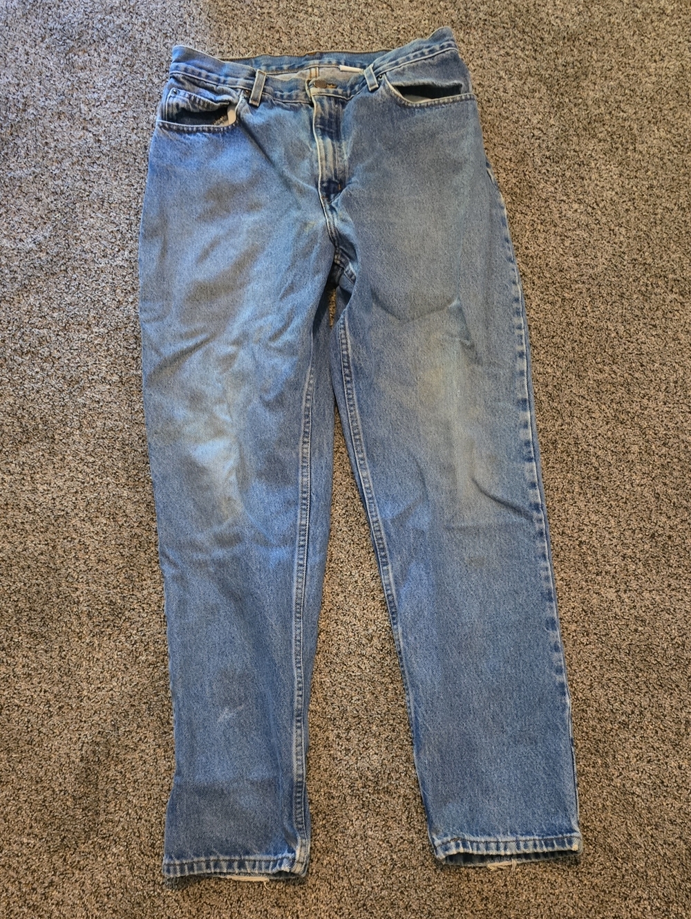 Vintage Men's Light Blue Denim Jeans